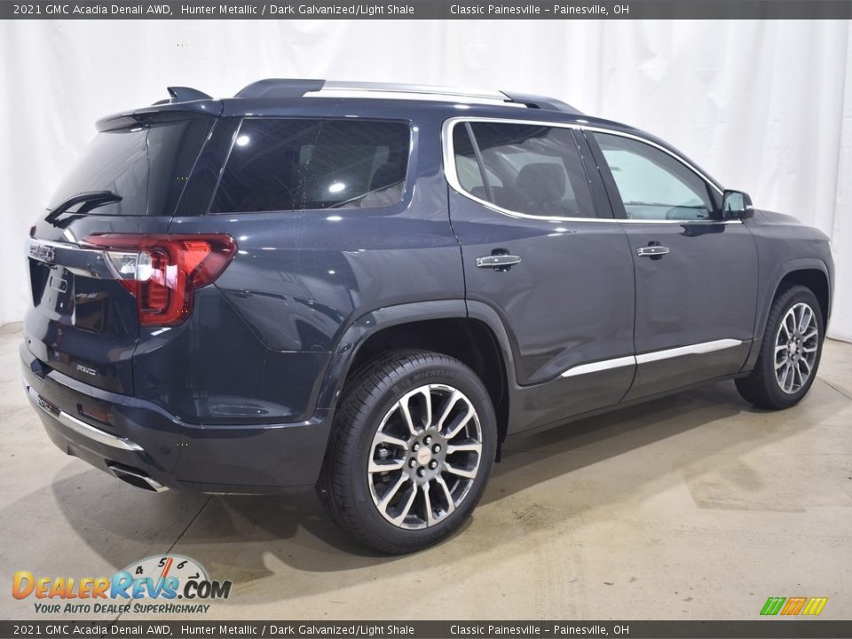 2021 GMC Acadia Denali AWD Hunter Metallic / Dark Galvanized/Light Shale Photo #2