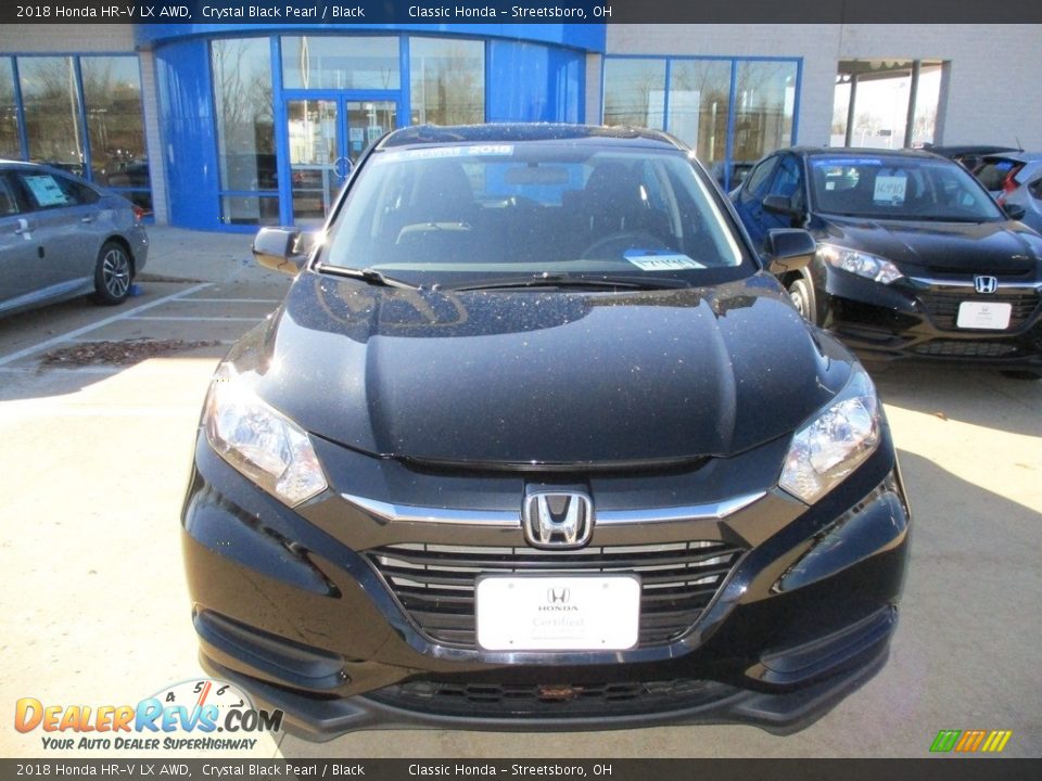 2018 Honda HR-V LX AWD Crystal Black Pearl / Black Photo #2