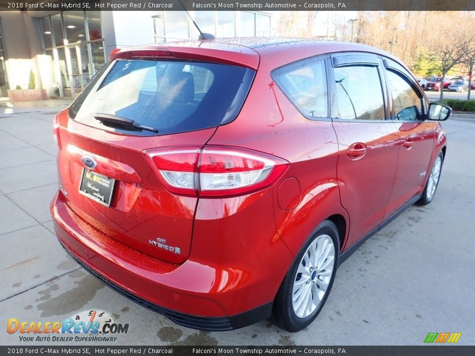 2018 Ford C-Max Hybrid SE Hot Pepper Red / Charcoal Photo #2
