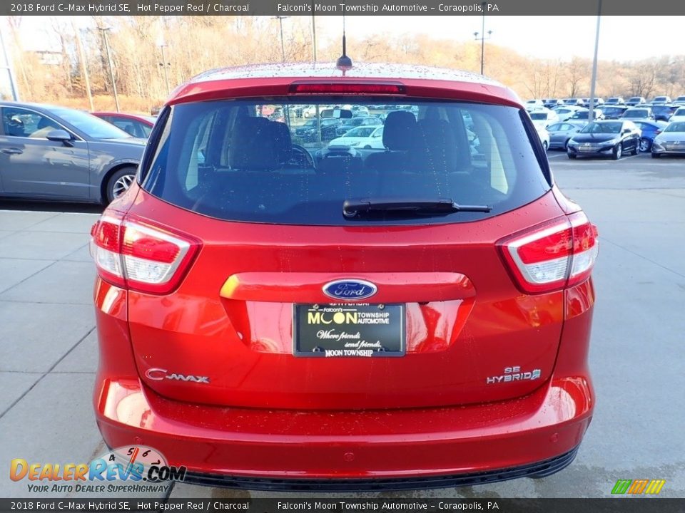 2018 Ford C-Max Hybrid SE Hot Pepper Red / Charcoal Photo #3