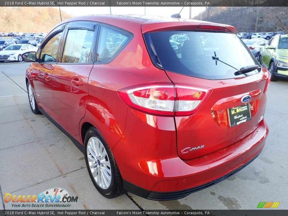 2018 Ford C-Max Hybrid SE Hot Pepper Red / Charcoal Photo #5