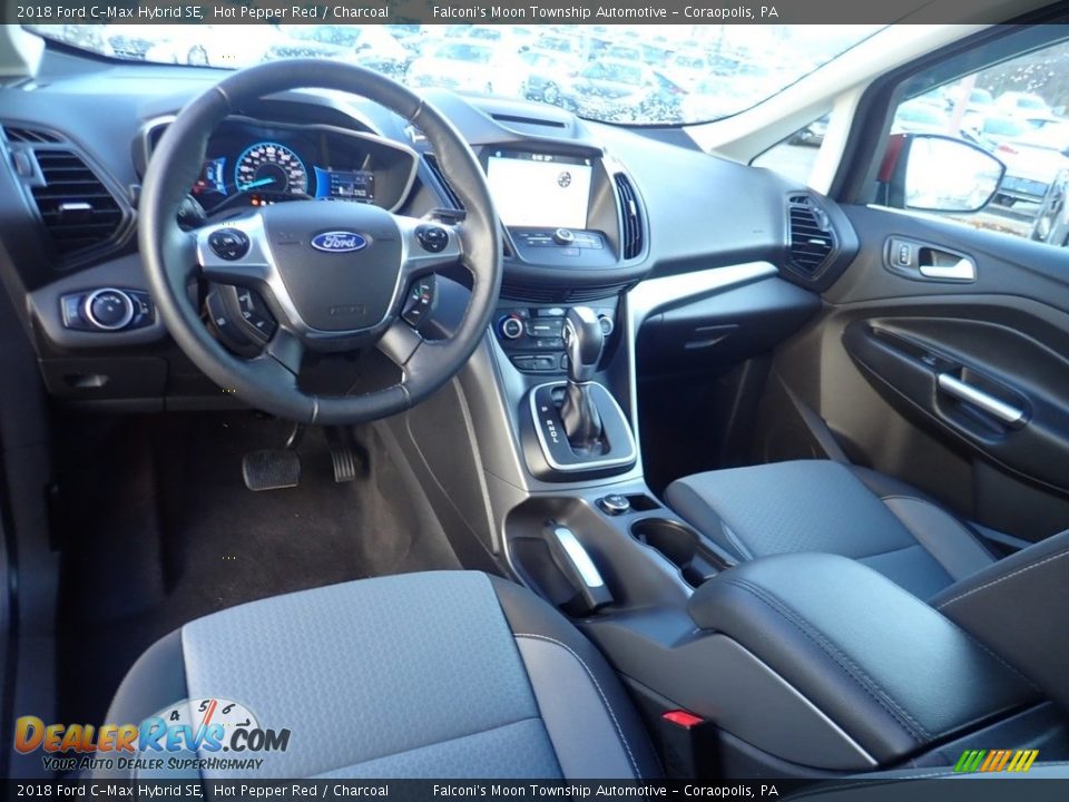 Charcoal Interior - 2018 Ford C-Max Hybrid SE Photo #17