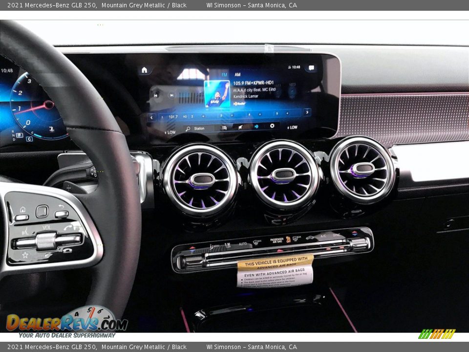 2021 Mercedes-Benz GLB 250 Mountain Grey Metallic / Black Photo #6