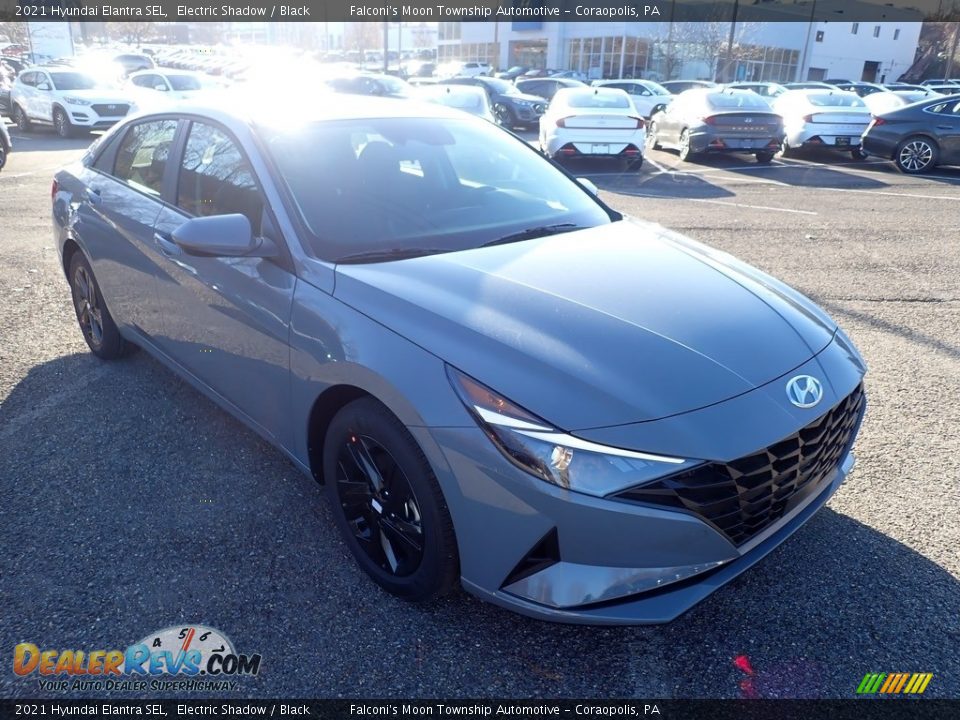 2021 Hyundai Elantra SEL Electric Shadow / Black Photo #3