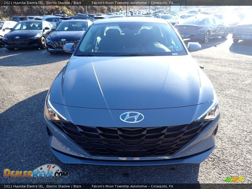 2021 Hyundai Elantra SEL Electric Shadow / Black Photo #4