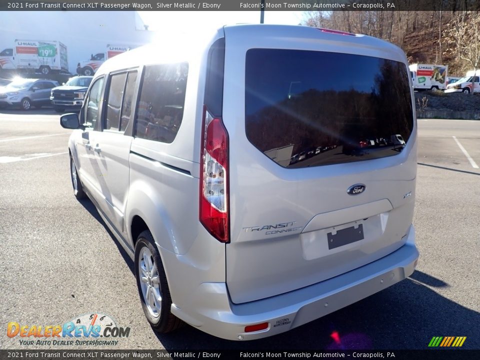 2021 Ford Transit Connect XLT Passenger Wagon Silver Metallic / Ebony Photo #6