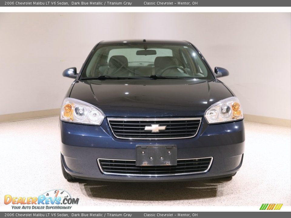 2006 Chevrolet Malibu LT V6 Sedan Dark Blue Metallic / Titanium Gray Photo #2