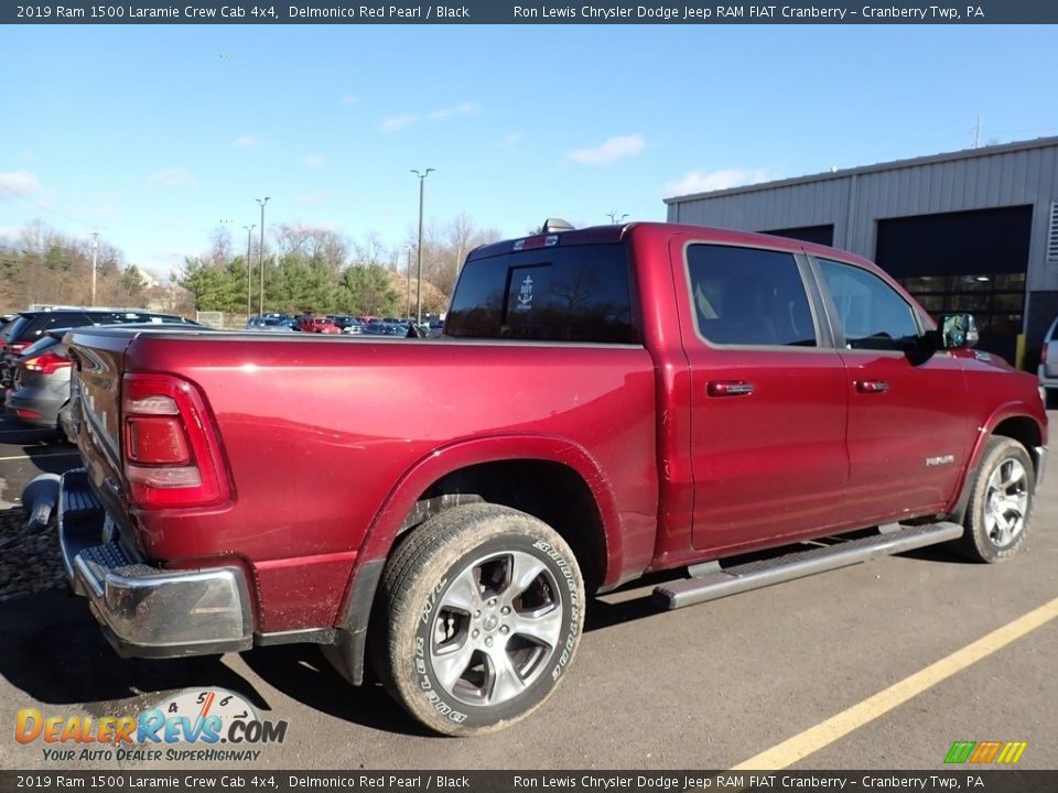 2019 Ram 1500 Laramie Crew Cab 4x4 Delmonico Red Pearl / Black Photo #3