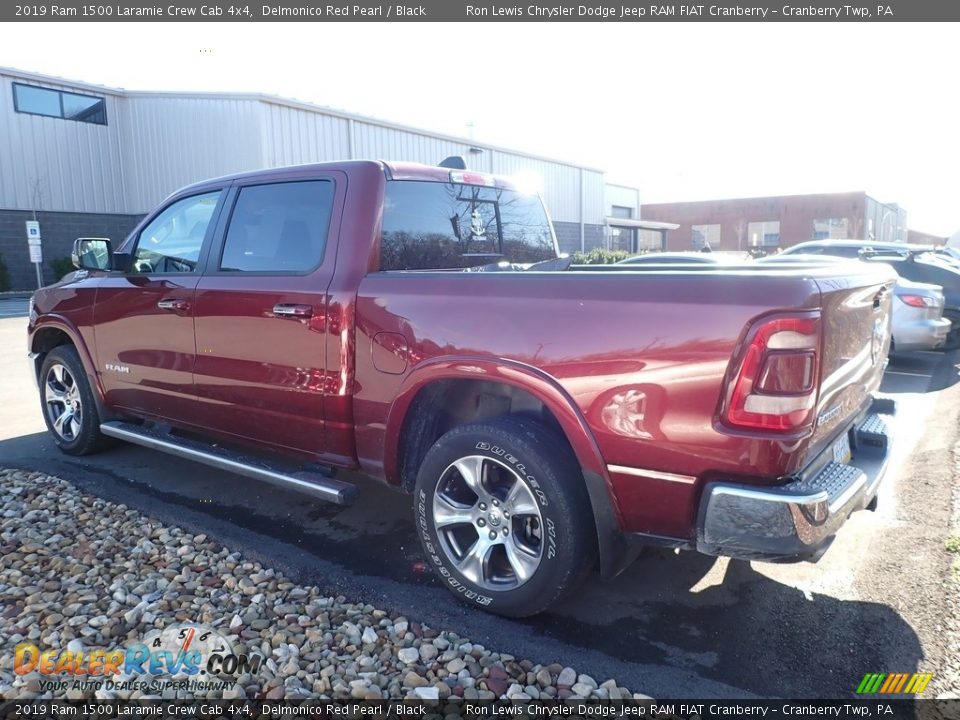 2019 Ram 1500 Laramie Crew Cab 4x4 Delmonico Red Pearl / Black Photo #4