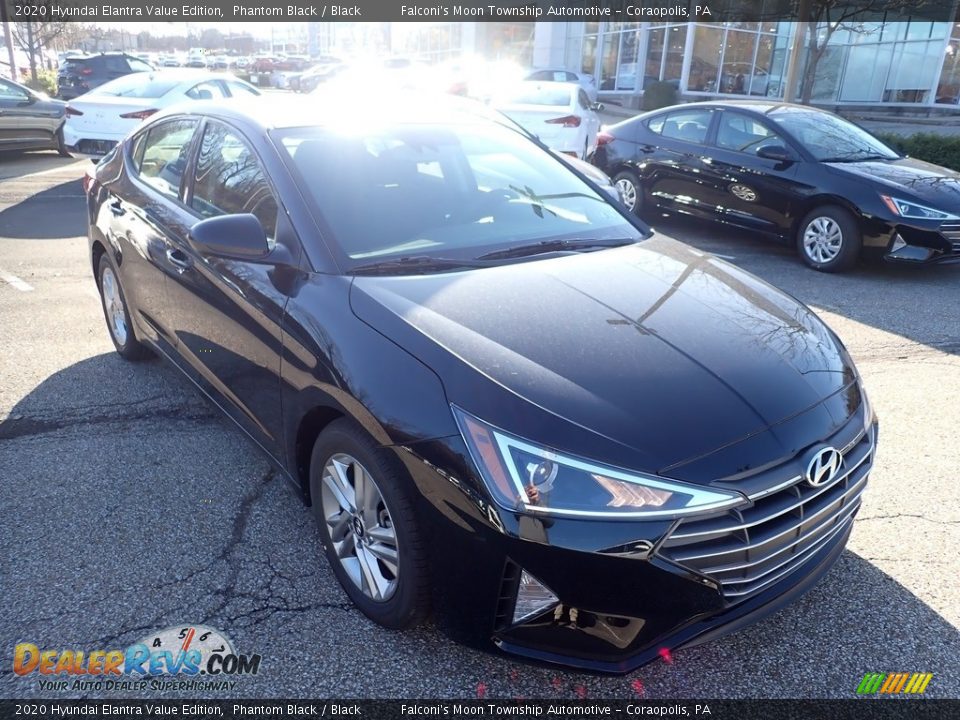 2020 Hyundai Elantra Value Edition Phantom Black / Black Photo #3