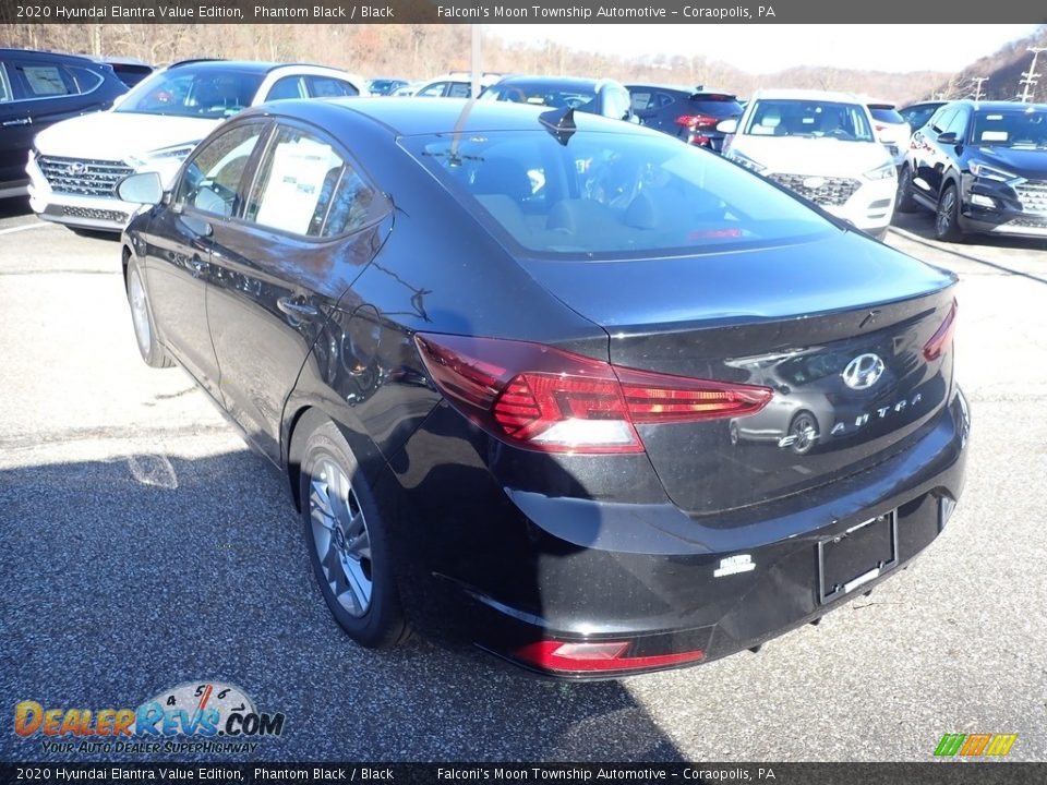 2020 Hyundai Elantra Value Edition Phantom Black / Black Photo #6