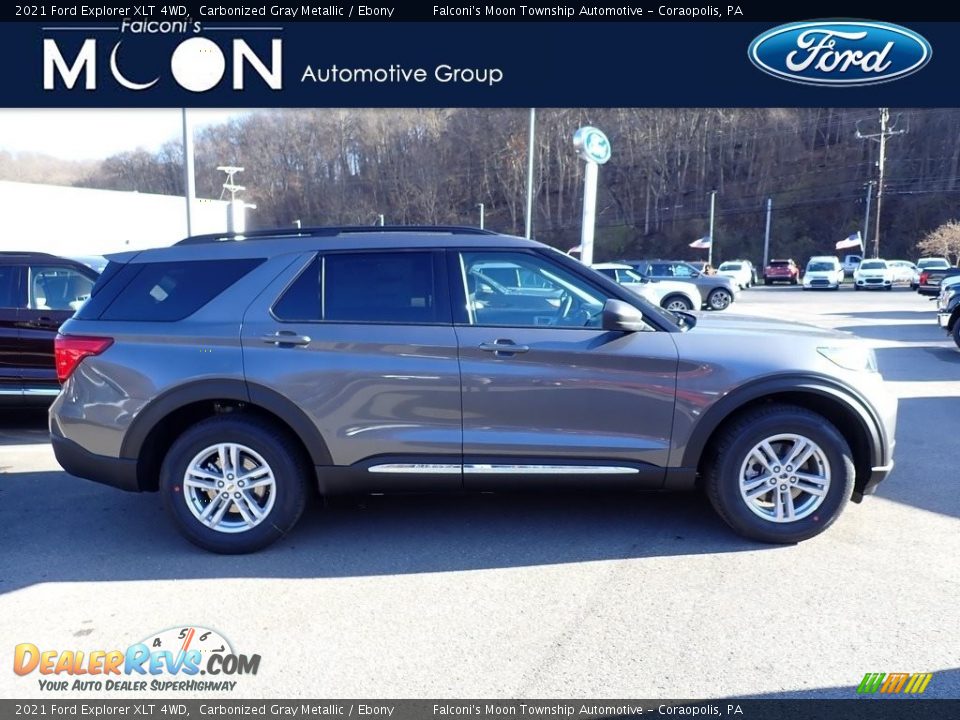 2021 Ford Explorer XLT 4WD Carbonized Gray Metallic / Ebony Photo #1