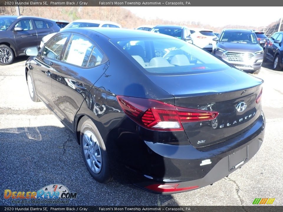 2020 Hyundai Elantra SE Phantom Black / Gray Photo #6