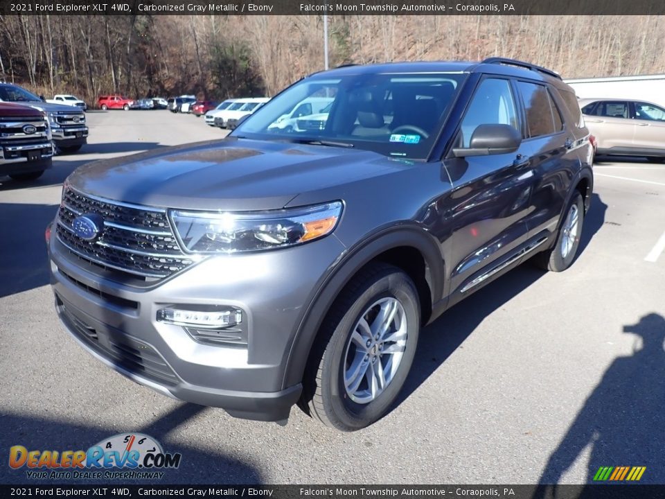 2021 Ford Explorer XLT 4WD Carbonized Gray Metallic / Ebony Photo #5