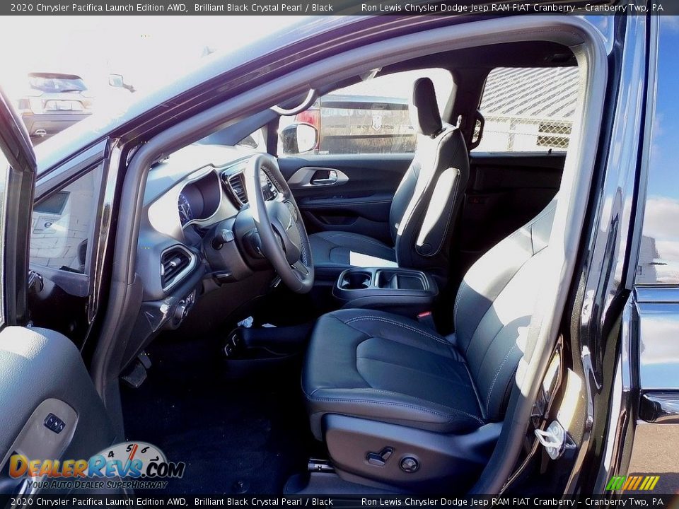 2020 Chrysler Pacifica Launch Edition AWD Brilliant Black Crystal Pearl / Black Photo #11
