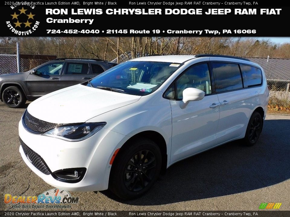 2020 Chrysler Pacifica Launch Edition AWD Bright White / Black Photo #1
