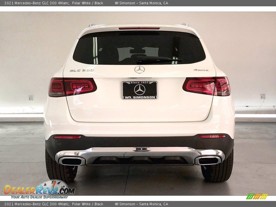 2021 Mercedes-Benz GLC 300 4Matic Polar White / Black Photo #3