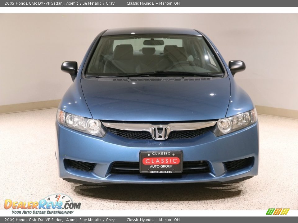 2009 Honda Civic DX-VP Sedan Atomic Blue Metallic / Gray Photo #2