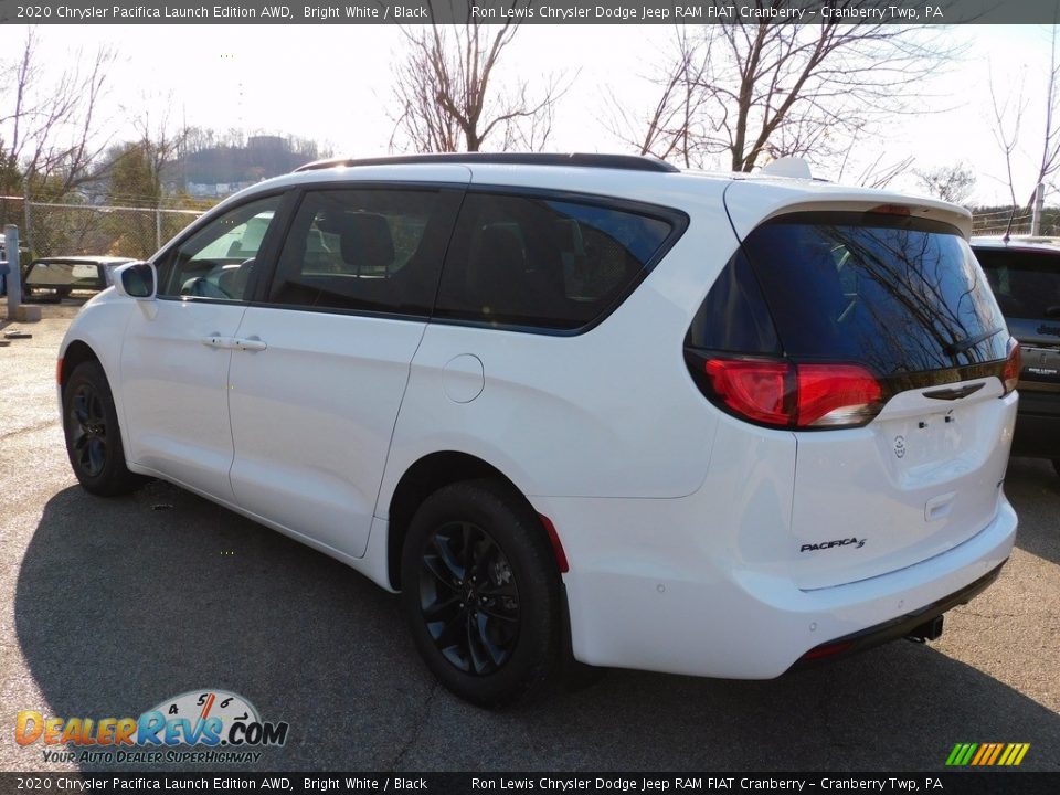 2020 Chrysler Pacifica Launch Edition AWD Bright White / Black Photo #8