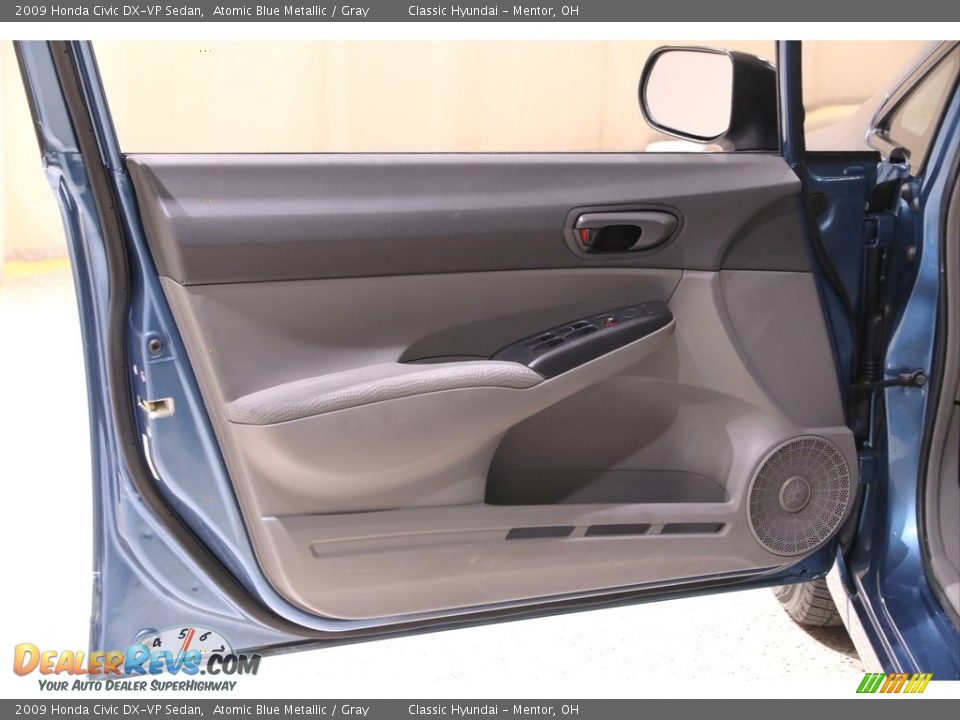 2009 Honda Civic DX-VP Sedan Atomic Blue Metallic / Gray Photo #4
