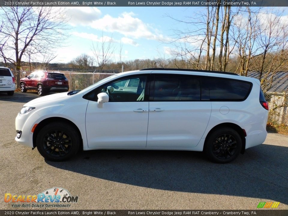 2020 Chrysler Pacifica Launch Edition AWD Bright White / Black Photo #9