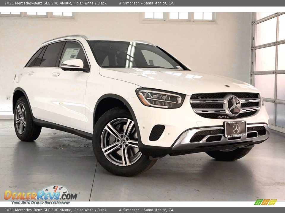 2021 Mercedes-Benz GLC 300 4Matic Polar White / Black Photo #12