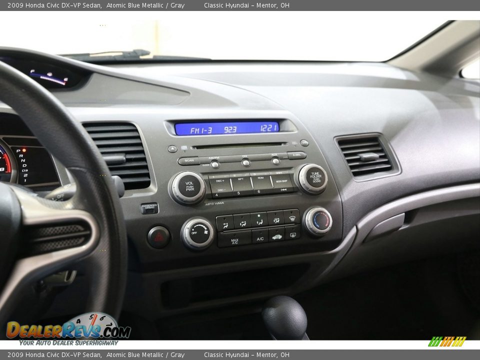 2009 Honda Civic DX-VP Sedan Atomic Blue Metallic / Gray Photo #10
