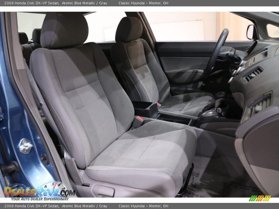 2009 Honda Civic DX-VP Sedan Atomic Blue Metallic / Gray Photo #13