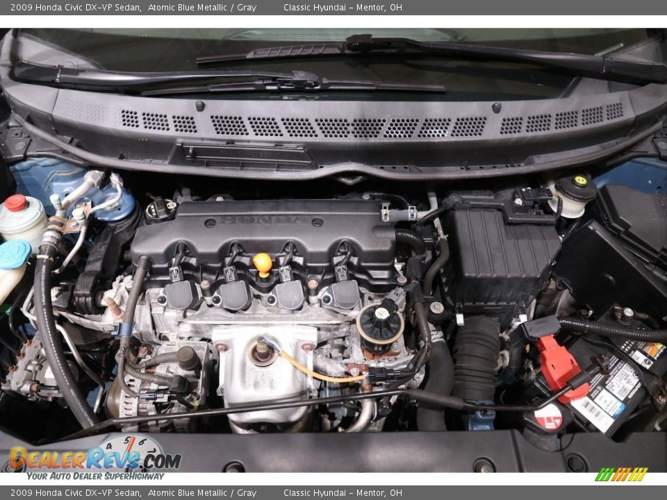2009 Honda Civic DX-VP Sedan Atomic Blue Metallic / Gray Photo #17