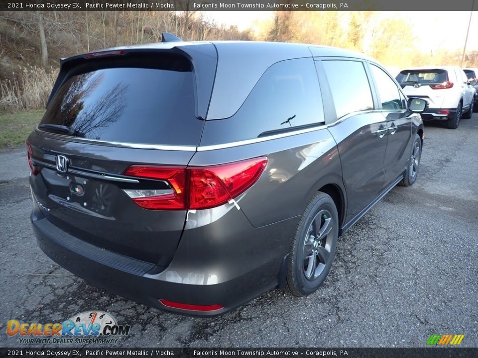 2021 Honda Odyssey EX Pacific Pewter Metallic / Mocha Photo #5