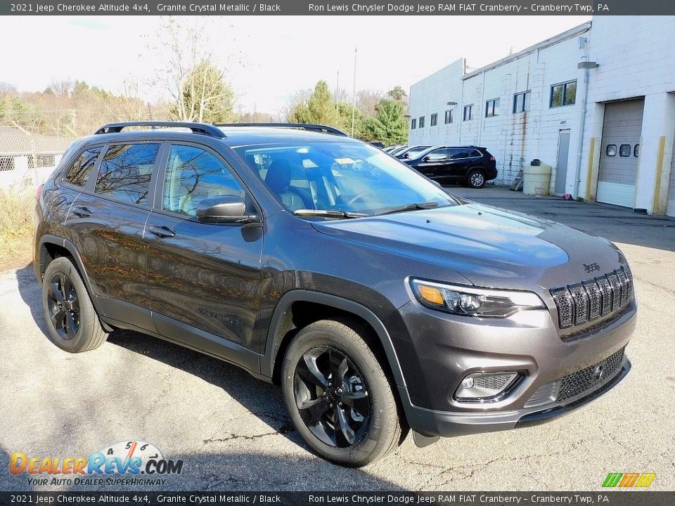 2021 Jeep Cherokee Altitude 4x4 Granite Crystal Metallic / Black Photo #3