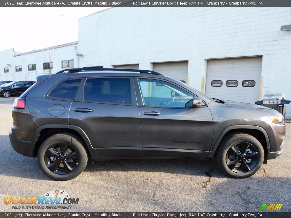 2021 Jeep Cherokee Altitude 4x4 Granite Crystal Metallic / Black Photo #4