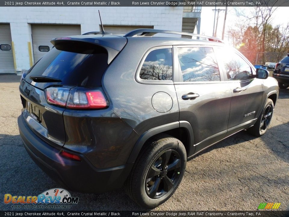 2021 Jeep Cherokee Altitude 4x4 Granite Crystal Metallic / Black Photo #5