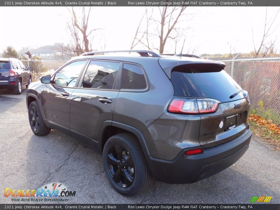 2021 Jeep Cherokee Altitude 4x4 Granite Crystal Metallic / Black Photo #8