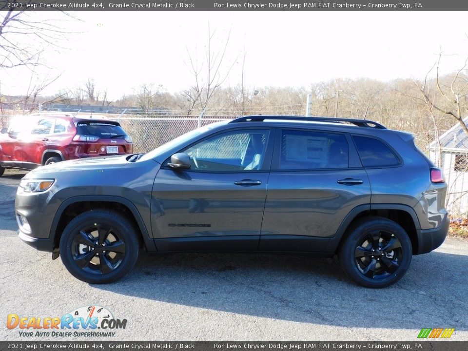 2021 Jeep Cherokee Altitude 4x4 Granite Crystal Metallic / Black Photo #9