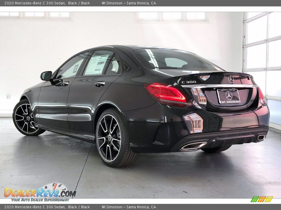 2020 Mercedes-Benz C 300 Sedan Black / Black Photo #2