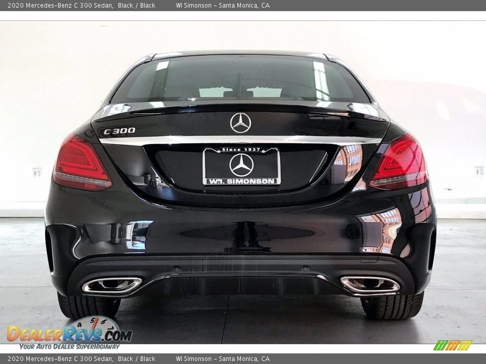2020 Mercedes-Benz C 300 Sedan Black / Black Photo #3