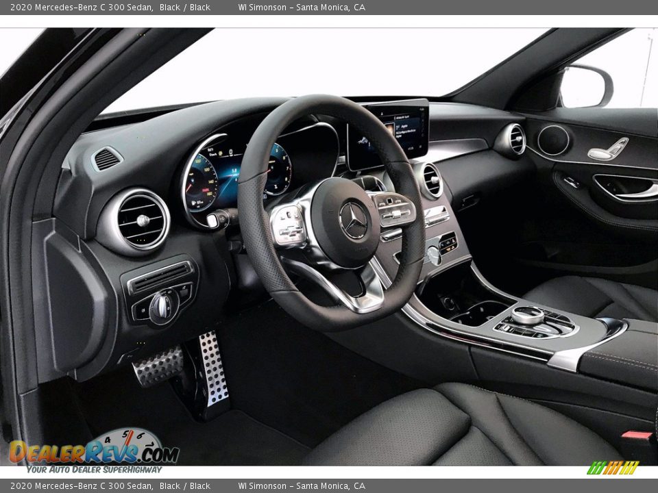 2020 Mercedes-Benz C 300 Sedan Black / Black Photo #4