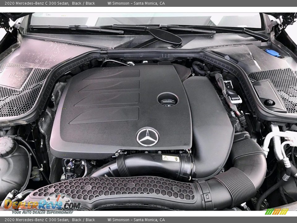 2020 Mercedes-Benz C 300 Sedan Black / Black Photo #8