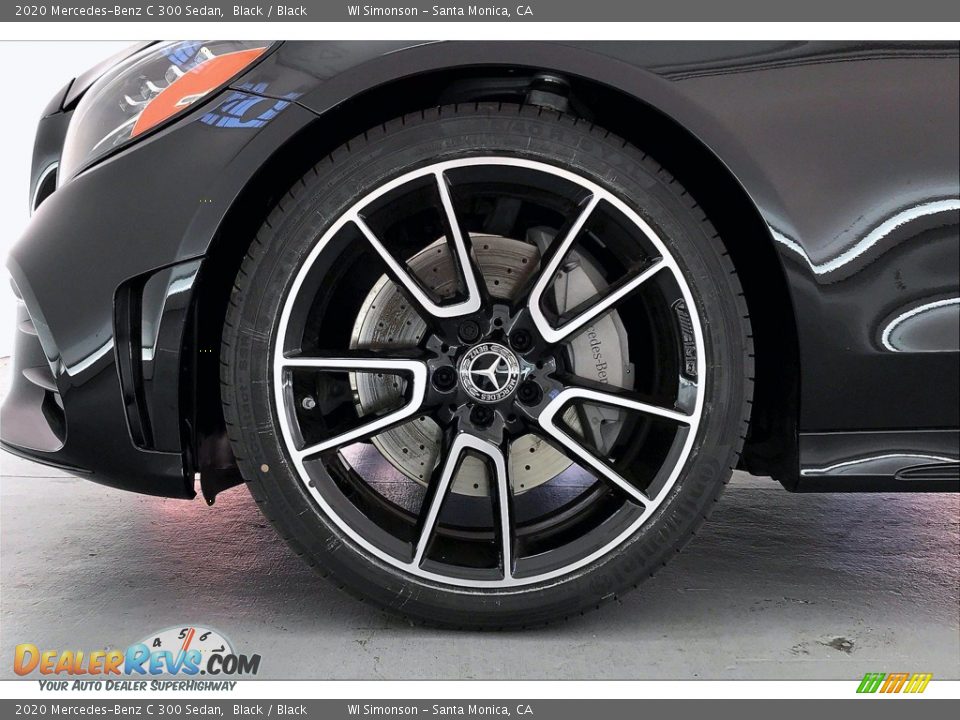 2020 Mercedes-Benz C 300 Sedan Black / Black Photo #9