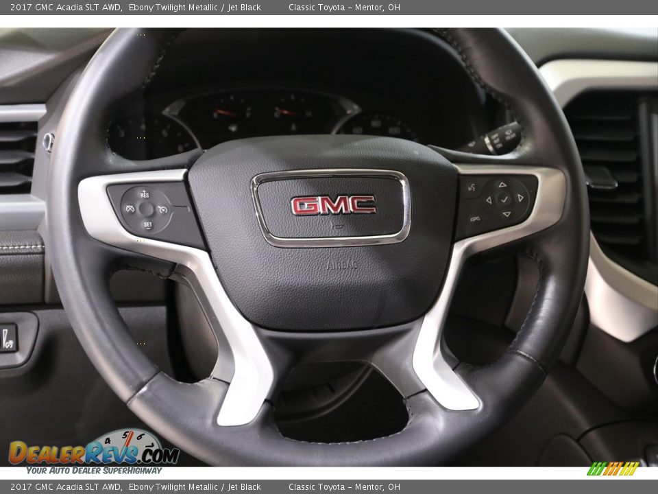 2017 GMC Acadia SLT AWD Ebony Twilight Metallic / Jet Black Photo #7