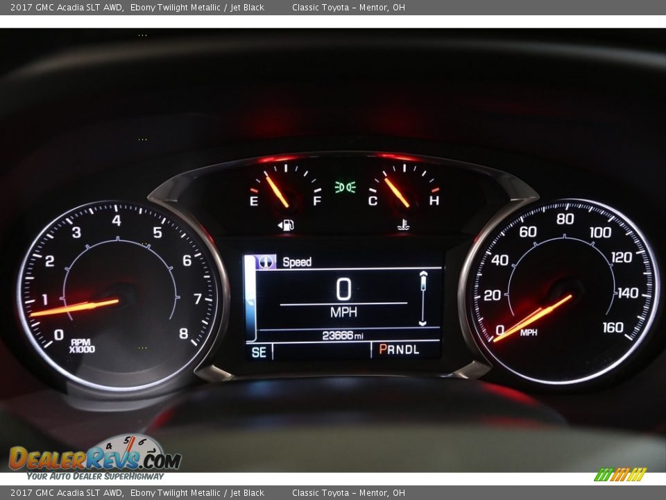 2017 GMC Acadia SLT AWD Ebony Twilight Metallic / Jet Black Photo #8