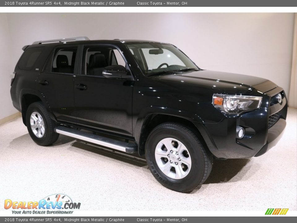 2018 Toyota 4Runner SR5 4x4 Midnight Black Metallic / Graphite Photo #1