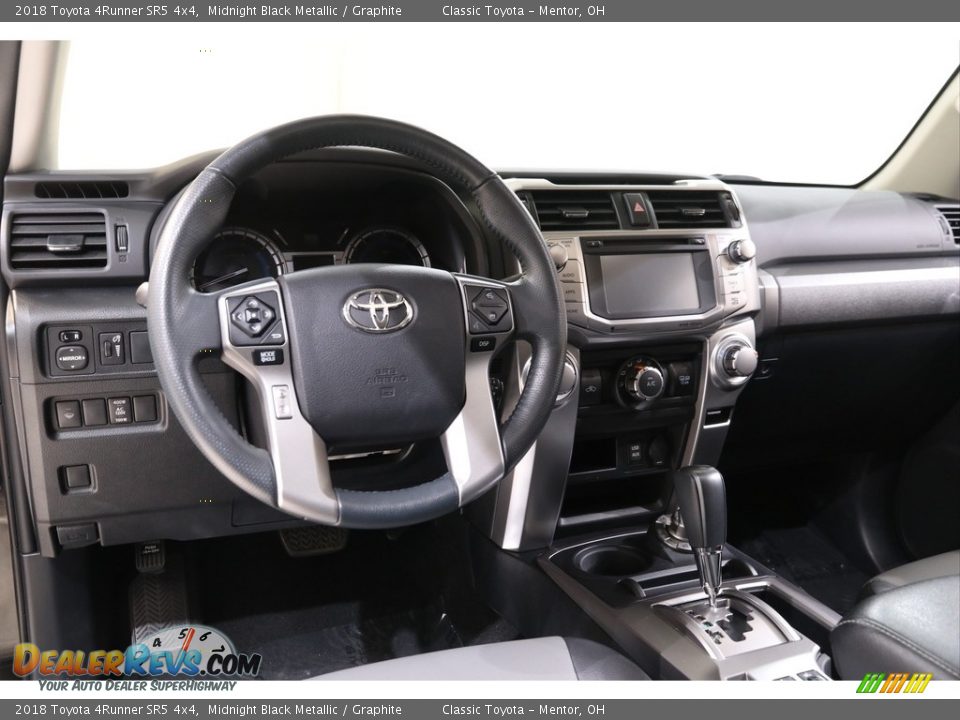2018 Toyota 4Runner SR5 4x4 Midnight Black Metallic / Graphite Photo #6
