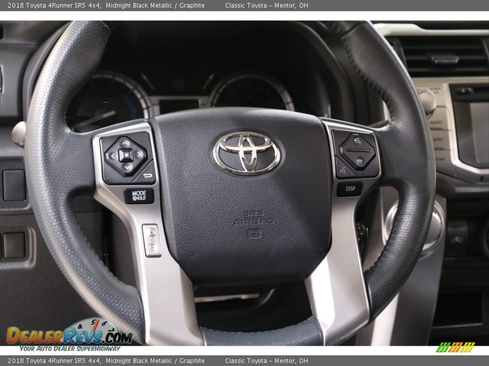 2018 Toyota 4Runner SR5 4x4 Midnight Black Metallic / Graphite Photo #7