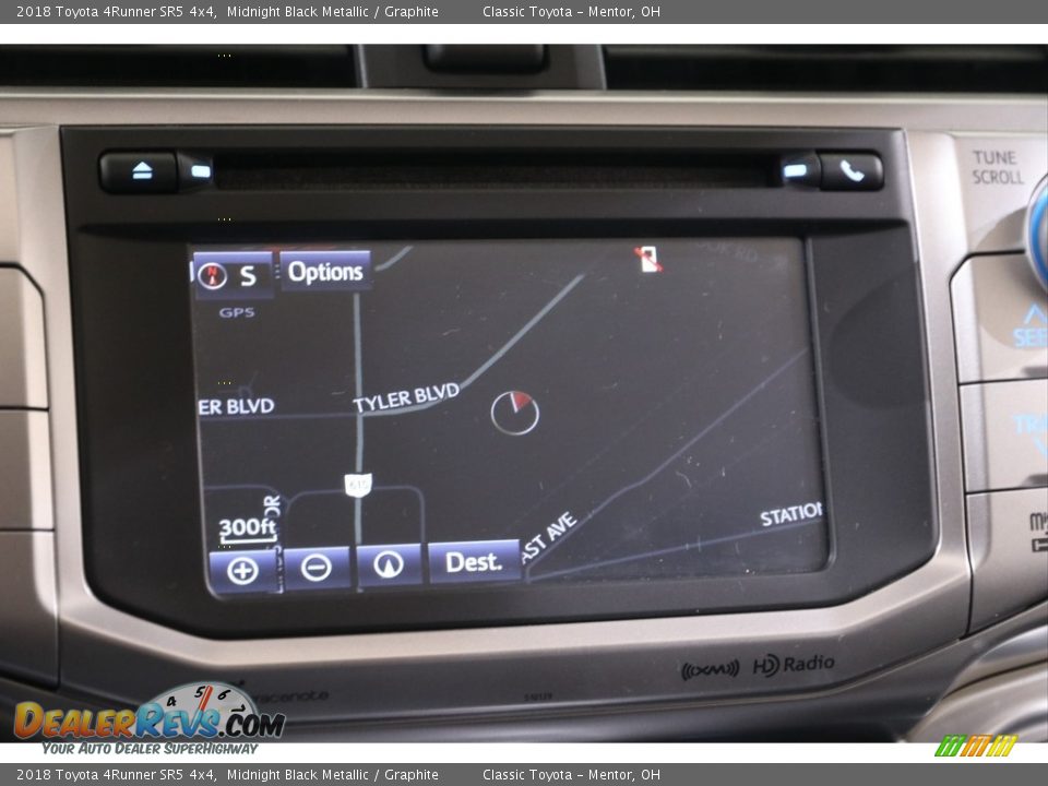 2018 Toyota 4Runner SR5 4x4 Midnight Black Metallic / Graphite Photo #11