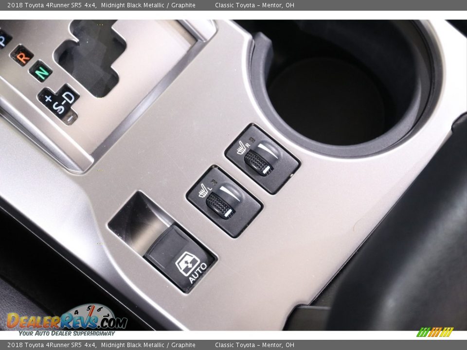 2018 Toyota 4Runner SR5 4x4 Midnight Black Metallic / Graphite Photo #15