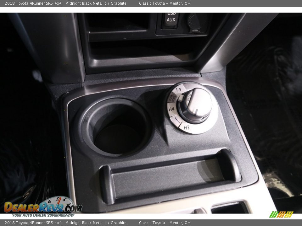 2018 Toyota 4Runner SR5 4x4 Midnight Black Metallic / Graphite Photo #16