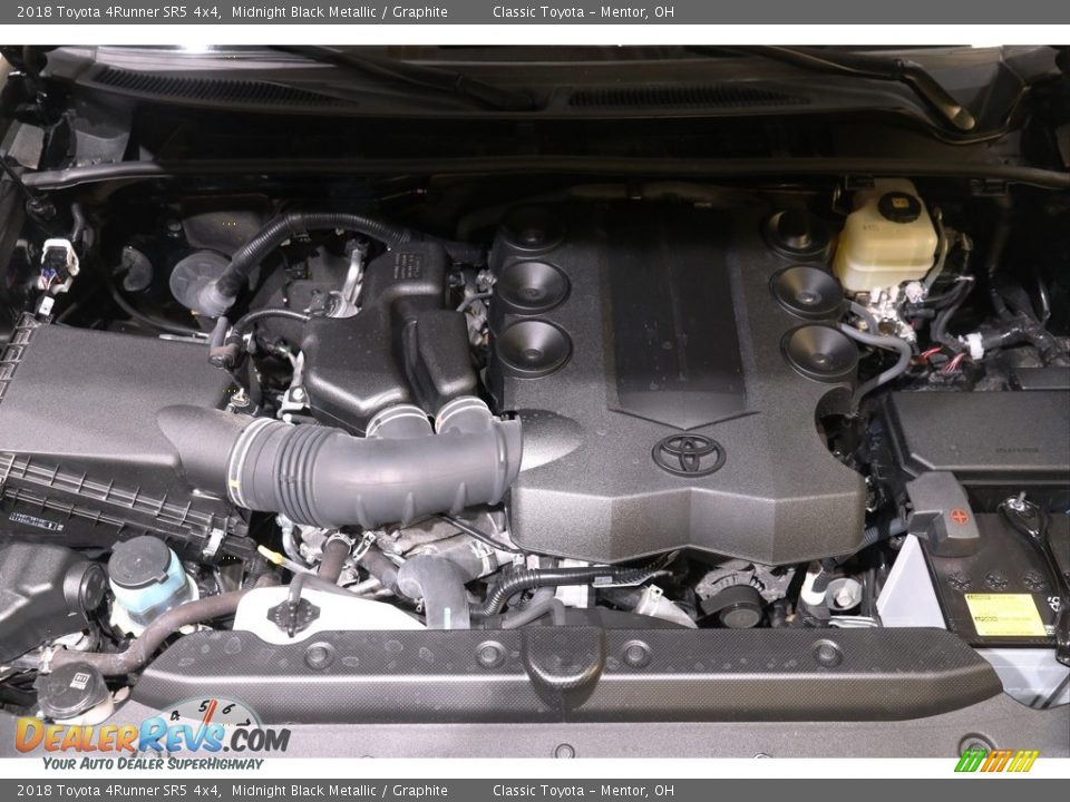 2018 Toyota 4Runner SR5 4x4 Midnight Black Metallic / Graphite Photo #21