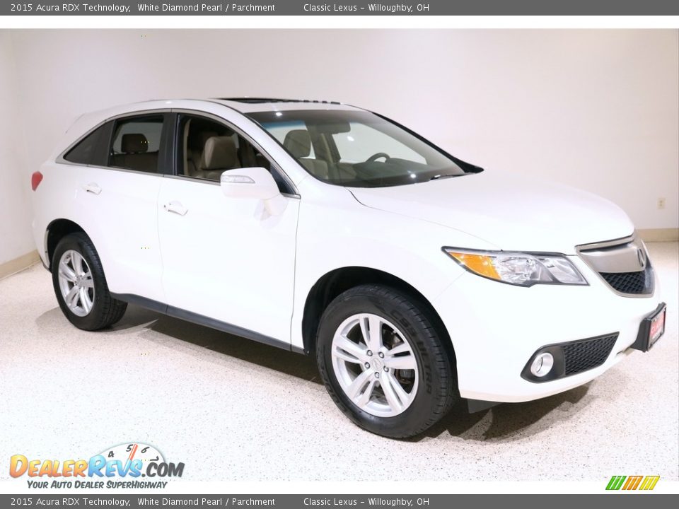 2015 Acura RDX Technology White Diamond Pearl / Parchment Photo #1